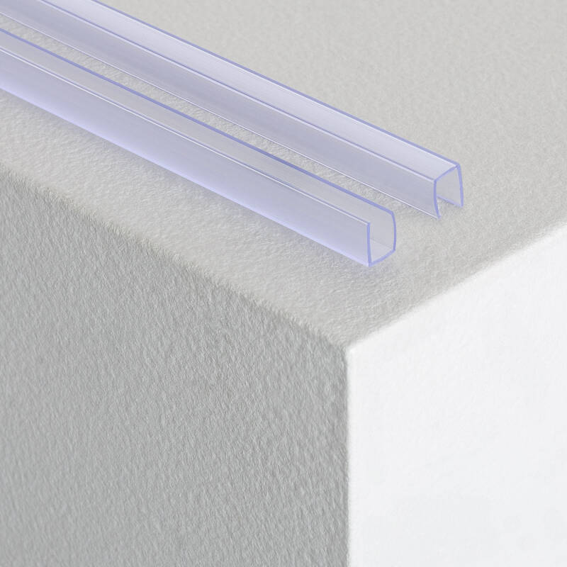 Perfil PC 1m para Tira Neón LED 24/48V DC 6x12 mm NFLEX6