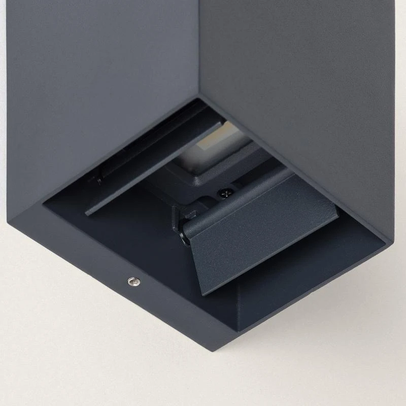 Aplique de Pared Exterior LED 10W Aluminio CCT Seleccionable Denny