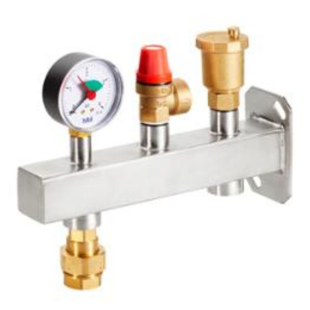 Kit Material Instalación Bombas de Calor Aerotermia 8 / 10 / 12kW Suneco con depósito para ACS y calefacción