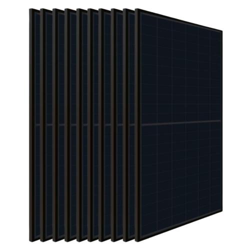 Pack 10 unidades Paneles Solares 450W Bifaciales Full Black N-Type MEPV ULTRA Eurener