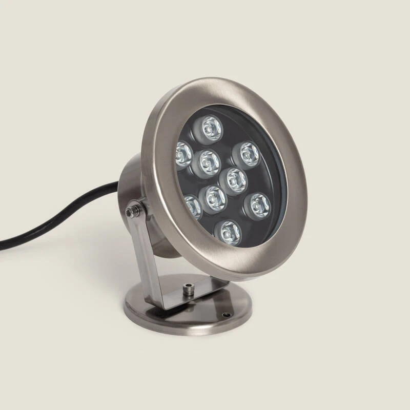 Foco Sumergible LED RGB 9W Superficie 12V DC