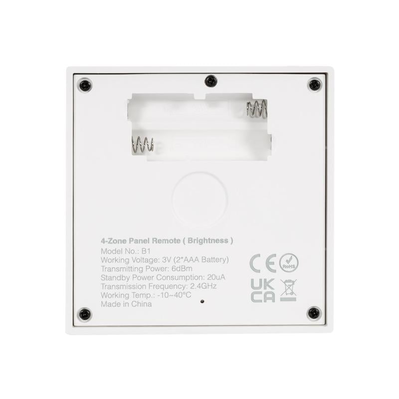 Mando RF para Regulador LED Monocolor 4 Zonas MiBoxer B1