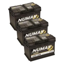 Pack 3 unidades de la Batería 70AH AGM 12V Numax