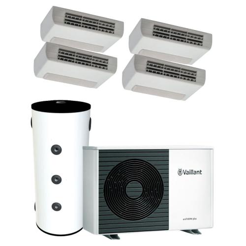 Kit Aerotermia con fancoils 12kW Vaillant Arotherm Plus para 150m2
