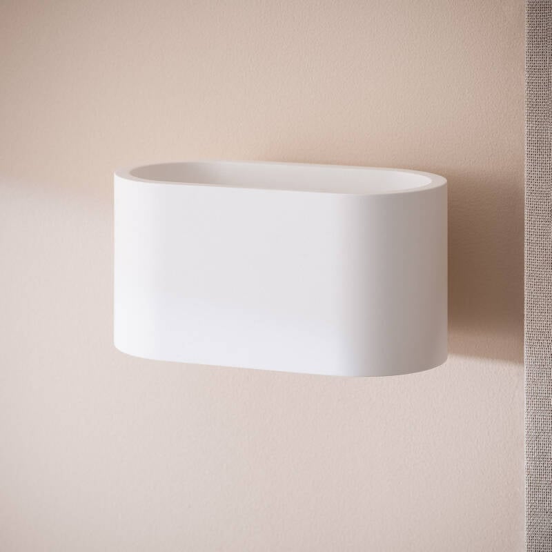 Aplique de Pared de Yeso Iluminación Doble Cara Merton