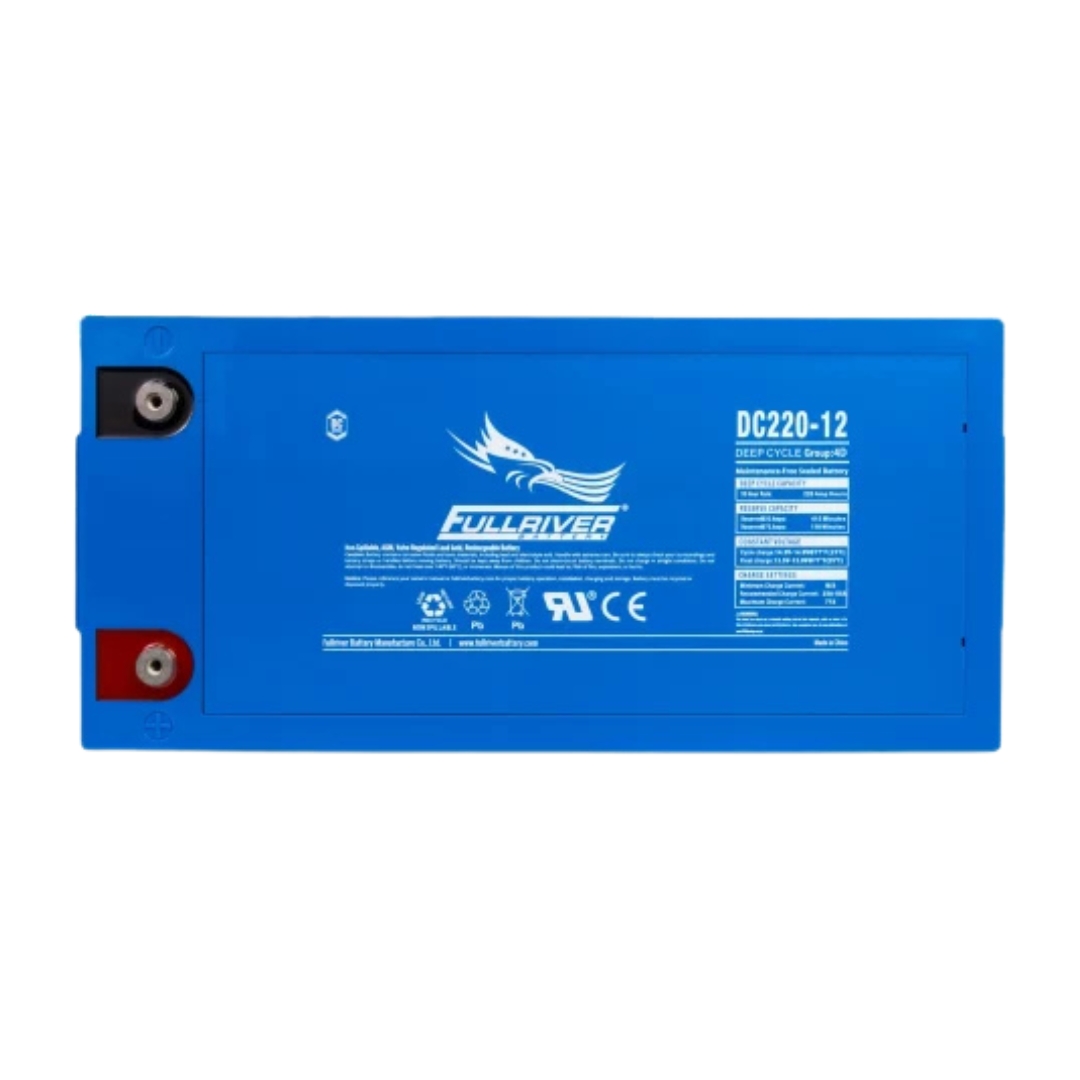 Batería Solar AGM 220Ah 12V C20 Monobloc Fullriver DC220-12