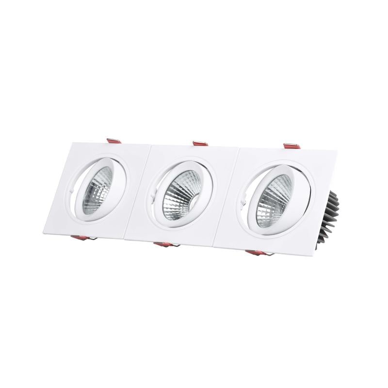 Foco Downlight LED 15W Rectangular Madison Corte 255x75 mm