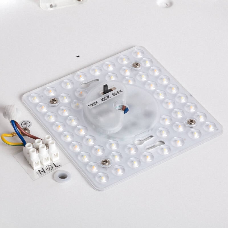 Plafón LED 18W Metal y Metacrilato CCT Seleccionable Camden M