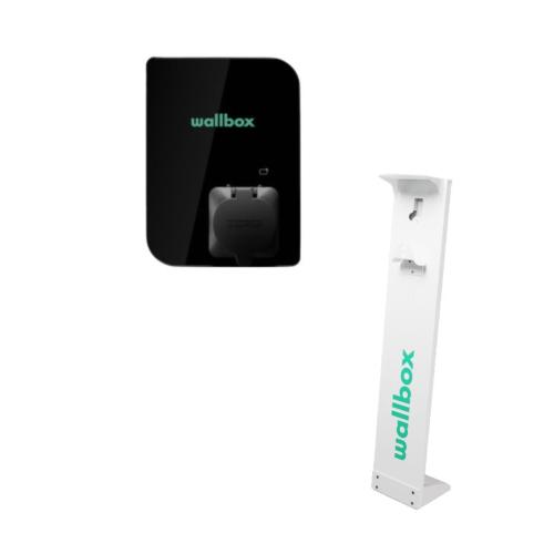 Pack Cargadores Coches Eléctricos Wallbox Copper SB 22kW con Pedestal Estándar