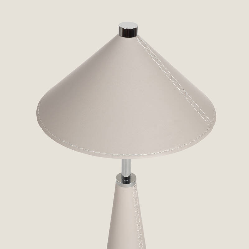 Lámpara de Mesa LED Portátil Cuero  con Batería USB Recargable Tyu Tule