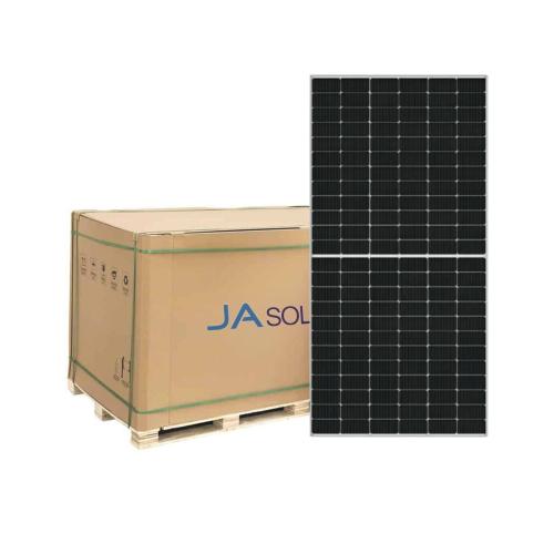 Pallet Paneles Solares Fotovoltaicos Bifaciales 590W Ja Solar TOPCon N-Type