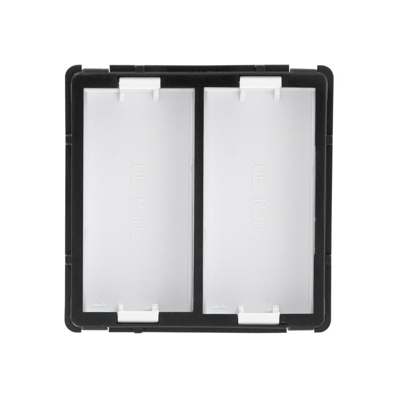 Toma Doble Tapa Ciega Modern