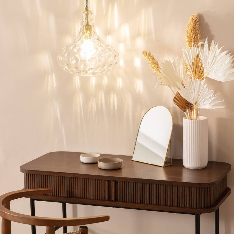 Lámpara Colgante Cristal Tassel
