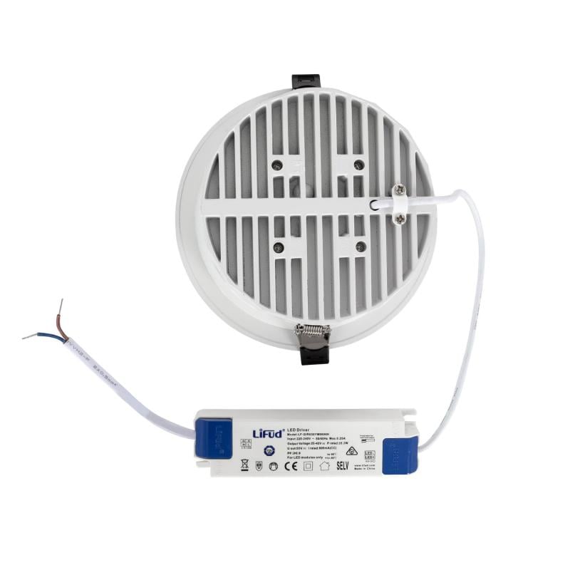 Downlight LED 25W Circular Premium CRI90 LIFUD Corte Ø 140 mm