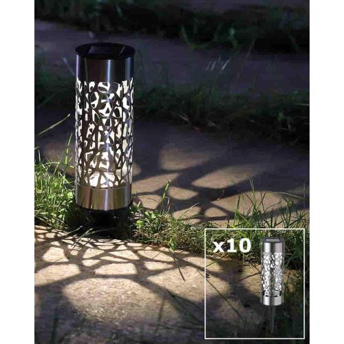Pack 10uds Luces Solares Exterior
