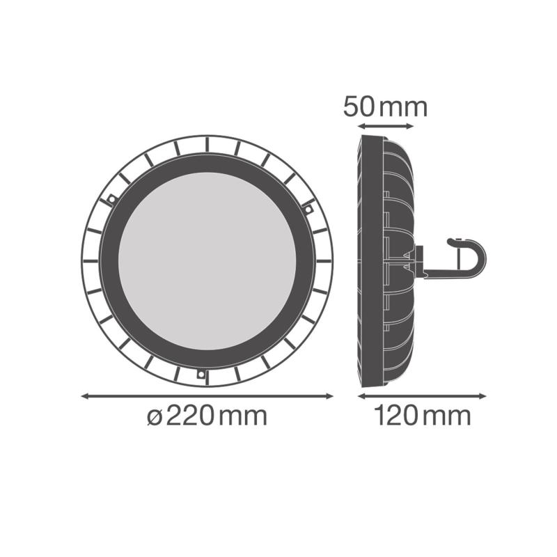 Campana LEDVANCE LED Industrial UFO 133W 120lm/W Value 4058075764453