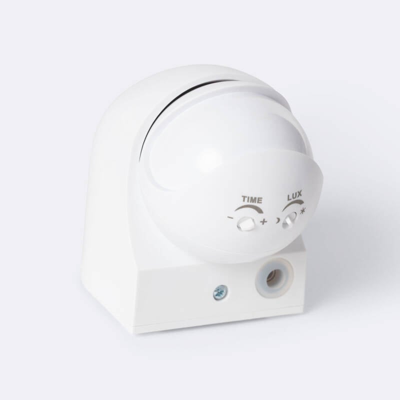 Sensor de Movimiento RADAR Crepuscular 180º de Pared Exterior IP44