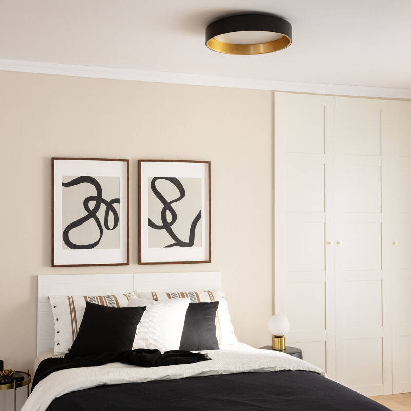 Plafón LED 20W Circular Metal Ø450 mm CCT Seleccionable Broadway