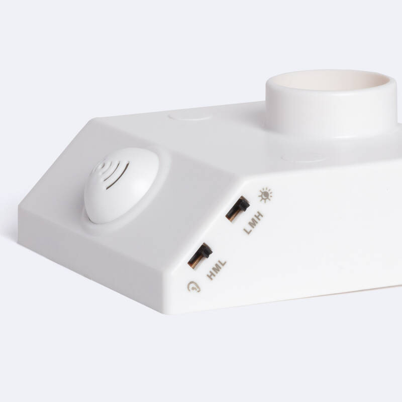 Sensor de Sonido Crepuscular de Pared para Bombillas E27