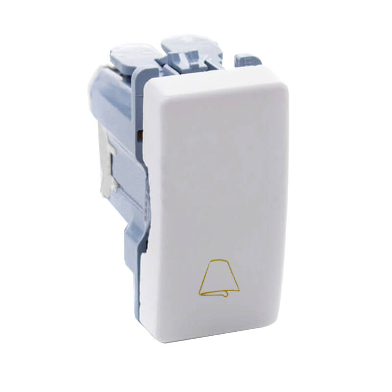 Interruptor Simple Pulsador Estrecho con Tecla Campana SIMON 27 Play 27150