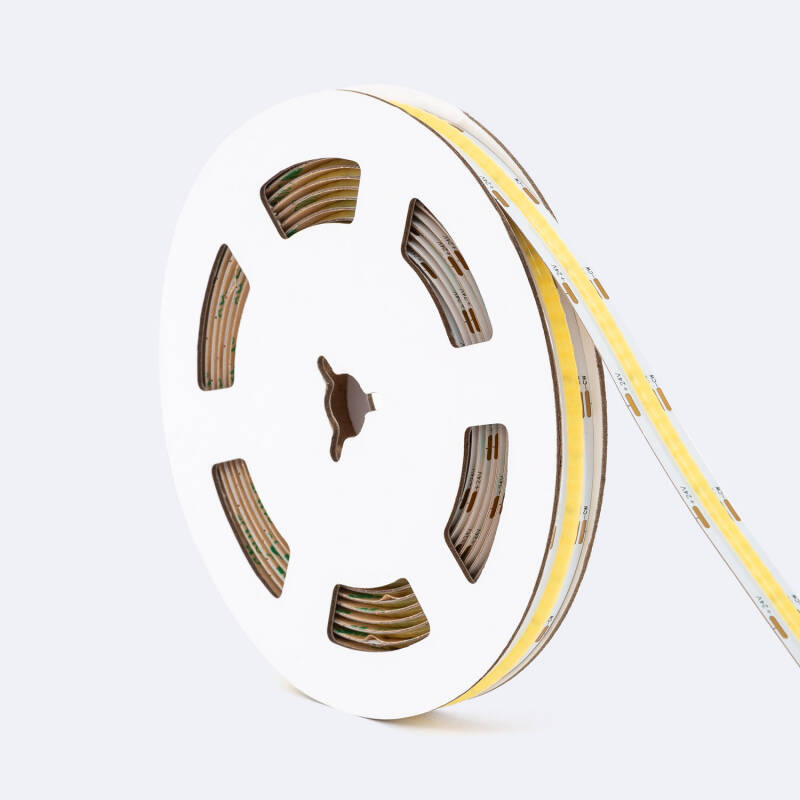 Tira LED 24V COB CCT 560 LED/m 5m 10W/m 900lm/m Ancho 10mm Corte 2.5cm IP20 CRI90