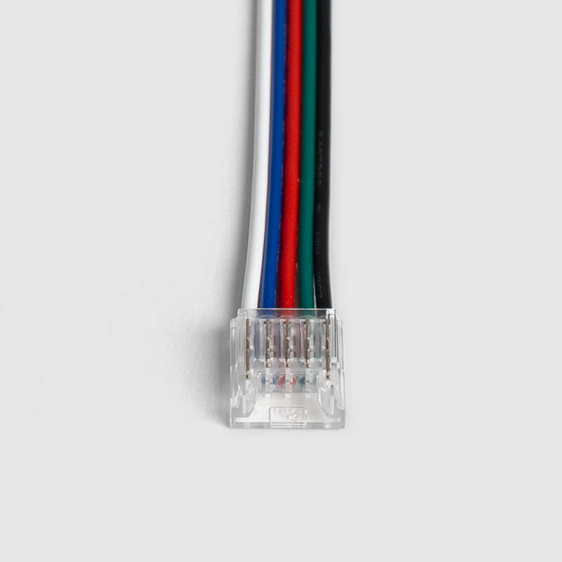 Conector para Tira LED 24V RGBW SMD Ancho 10mm IP20 con Cable