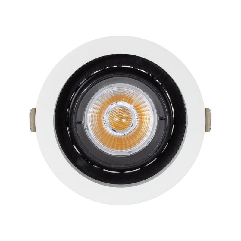 Foco Downlight LED 18W COB Direccionable 360º Circular Corte Ø 115 mm CRI90 Expert Color No Flicker