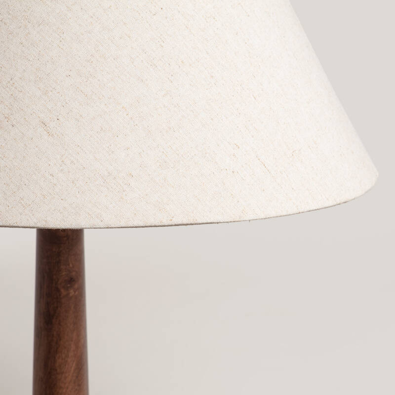 Lámpara de Pie Madera Kehna ILUZZIA