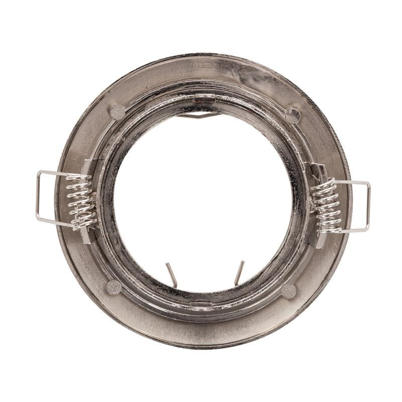 Aro Downlight Circular Basculante para Bombilla LED GU10 / GU5.3 Corte Ø 72 mm