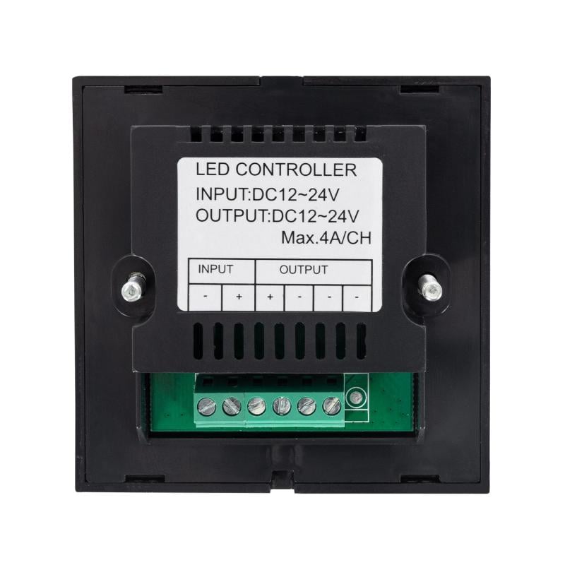 Controlador Regulador Pared Táctil para Tira LED 12/24V DC Monocolor