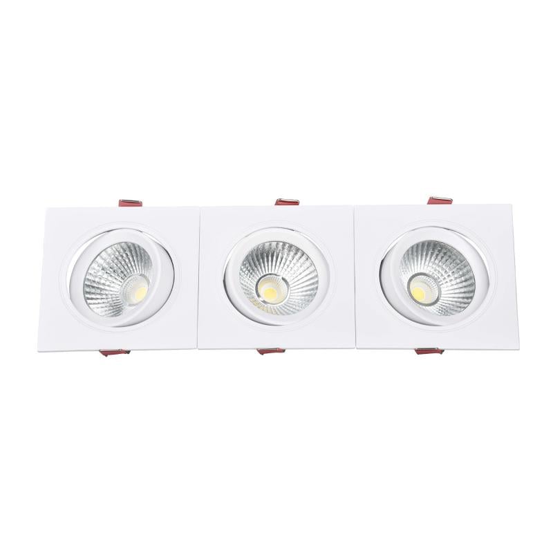 Foco Downlight LED 30W Rectangular Madison Corte 315x95 mm