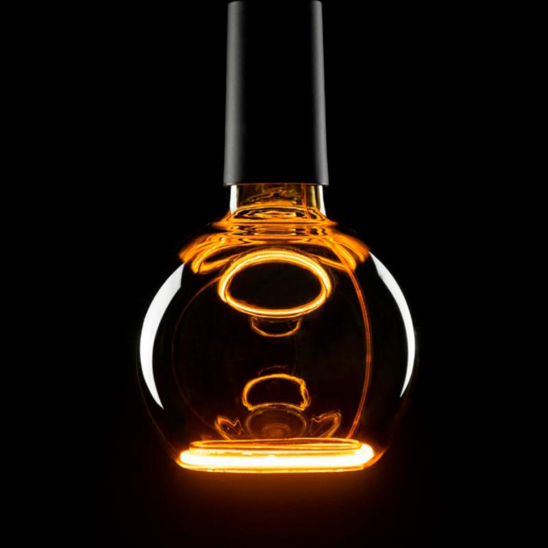 Bombilla Filamento LED E27 6W 220 lm G125 Globo Smoky  Creative-Cables BB-G15