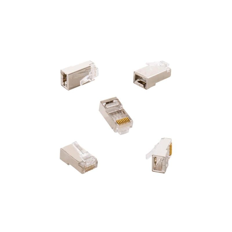 Pack 100 Unidades RJ45 FTP Blindado