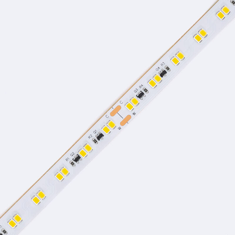 Tira LED 24V SMD Dim to Warm 140 LED/m 5m 13W/m 1300lm/m Ancho 10mm Corte 10cm IP20