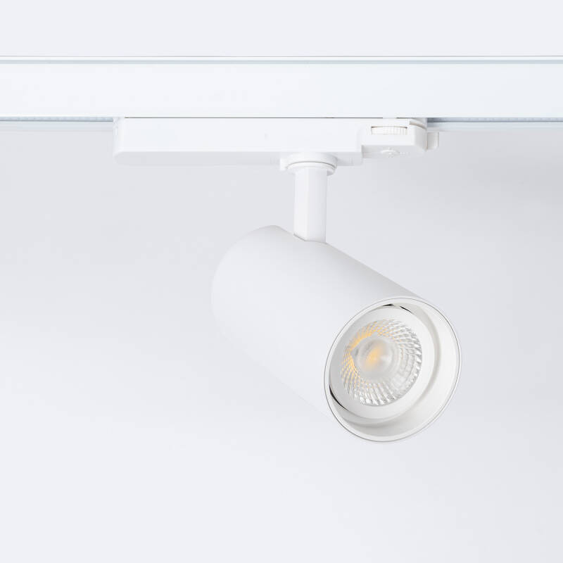 Foco Carril LED Trifásico 30W Fasano Regulable Blanco