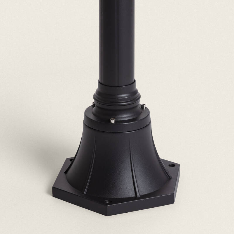 Farola Exterior Superficie Pie 185cm Black Traditional