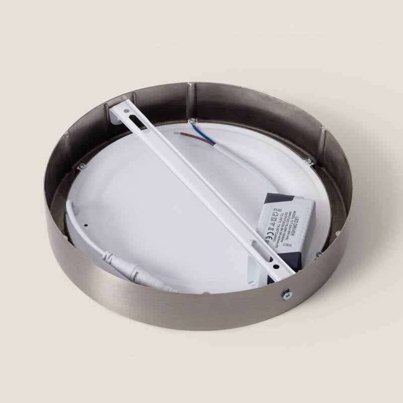 Plafón LED 18W Circular Metal Ø225 mm Silver