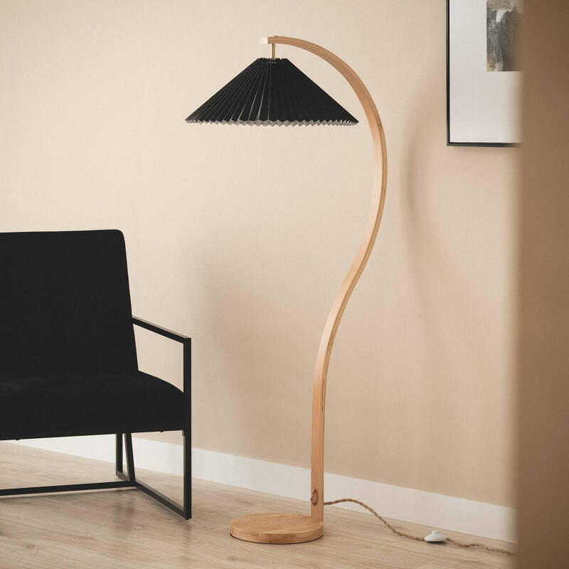 Lámpara de Pie Madera Luanda