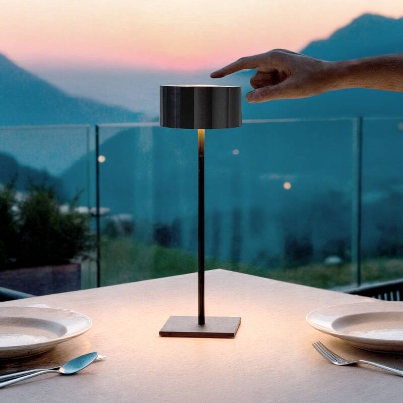 Lámpara de Mesa LED Portátil para Exterior con Batería USB Recargable Cesc