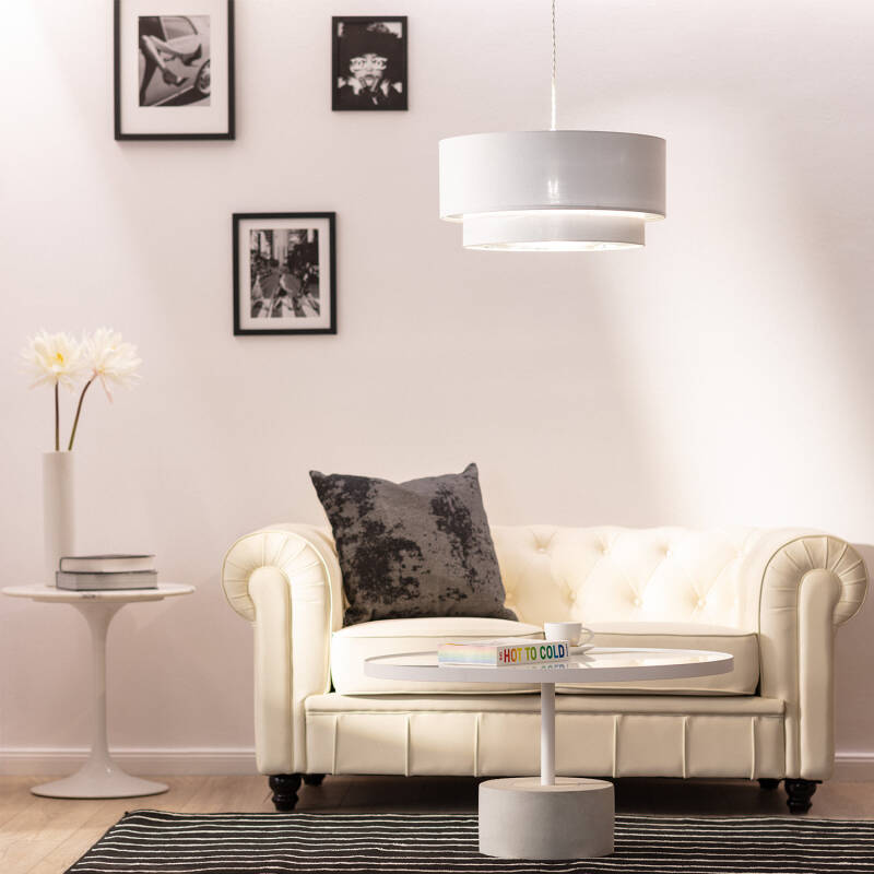 Lámpara Colgante Textil Reflect Duo