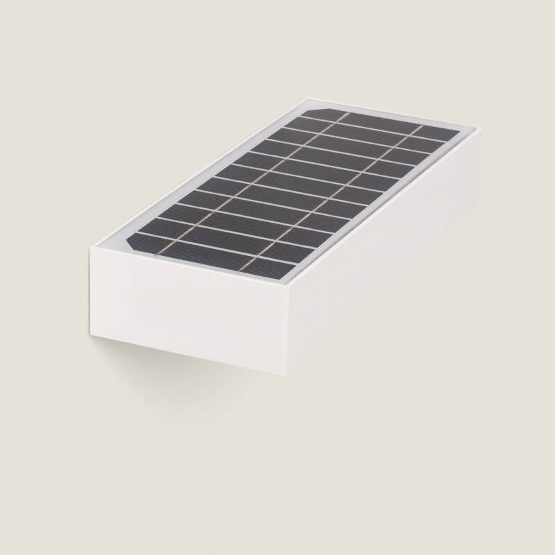 Aplique de Pared Exterior LED 6W con Sensor de Movimiento PIR Karl Solar Blanco