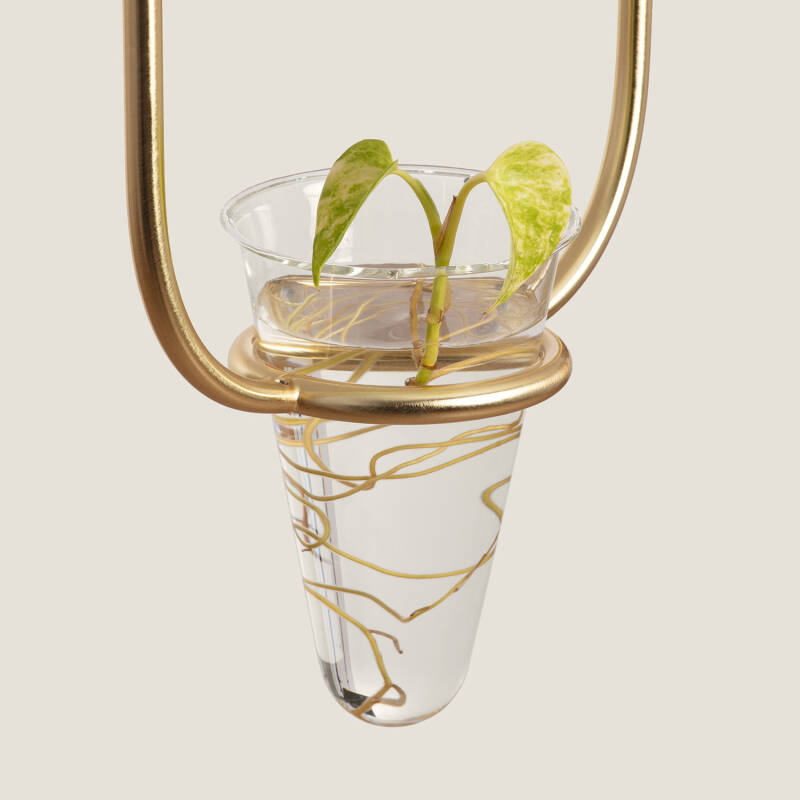 Lámpara Colgante Metal y Cristal Moonlight Puncak