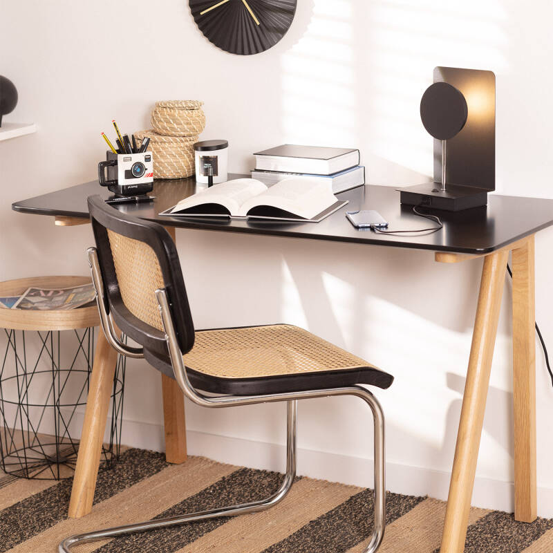Lámpara de Mesa de Metal Sombong