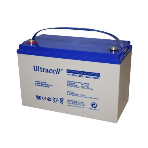 Batería AGM 12V 115Ah Ultracell UC-115-12