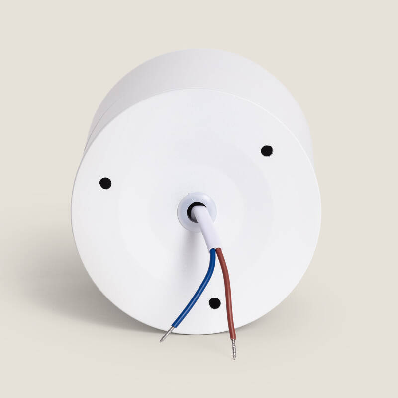 Aplique LED 15W de Aluminio Circular Blanco New Onuba