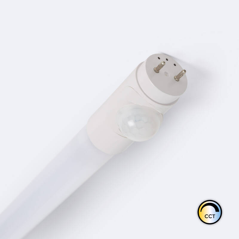 Tubo LED 150cm T8 G13 PC con Detector de Movimiento PIR Apagado Total Conexión un Lateral 23W 140lm/W