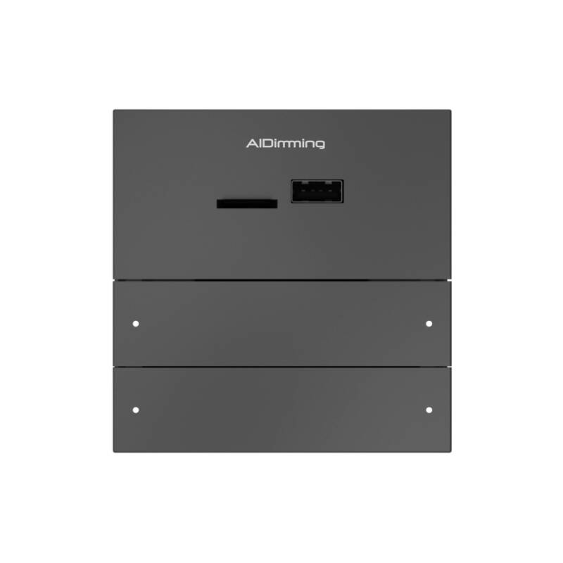 Panel de Escenas DALI con 4 Botones Táctiles en Aluminio