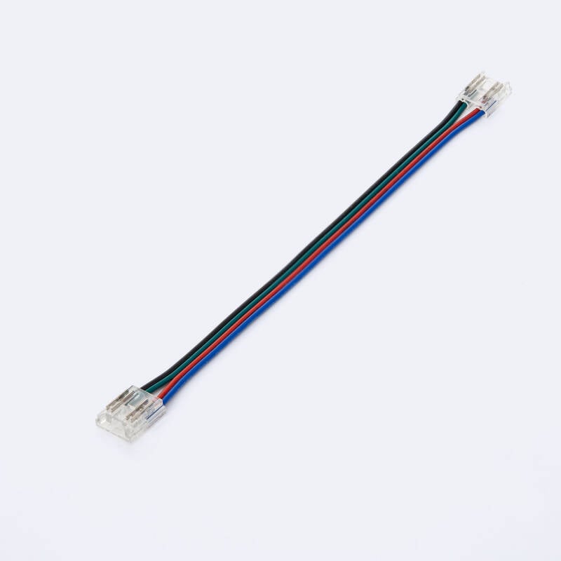 Conector Doble con Cable para Tira LED RGB/RGBIC COB 24V DC IP20 Ancho 10mm
