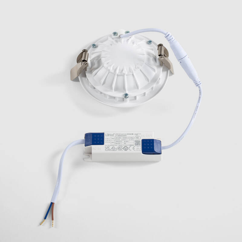 Downlight LED 8W Circular Luz Indirecta Tokkai Corte Ø92 mm