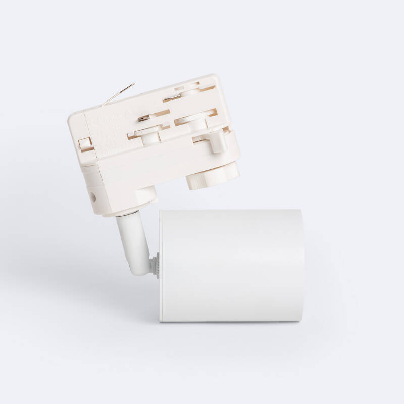 Foco Carril LED Trifásico 10W Regulable Mallet Blanco